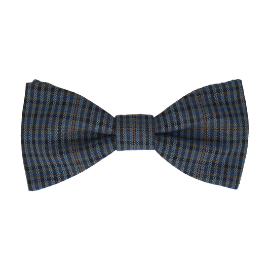 Dunbar Blue Bow Tie - Bow Tie with Free UK Delivery - Mrs Bow Tie