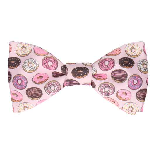 Pink Doughnuts Bow Tie - Bow Tie with Free UK Delivery - Mrs Bow Tie