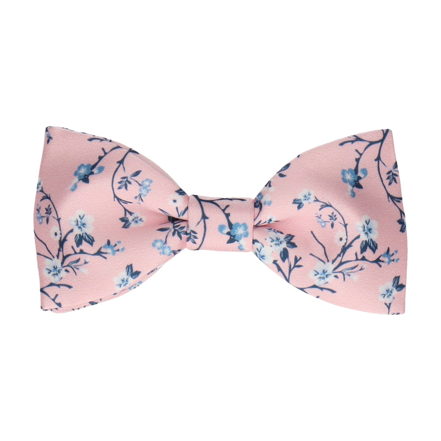 Pink Blossom Floral Bow Tie