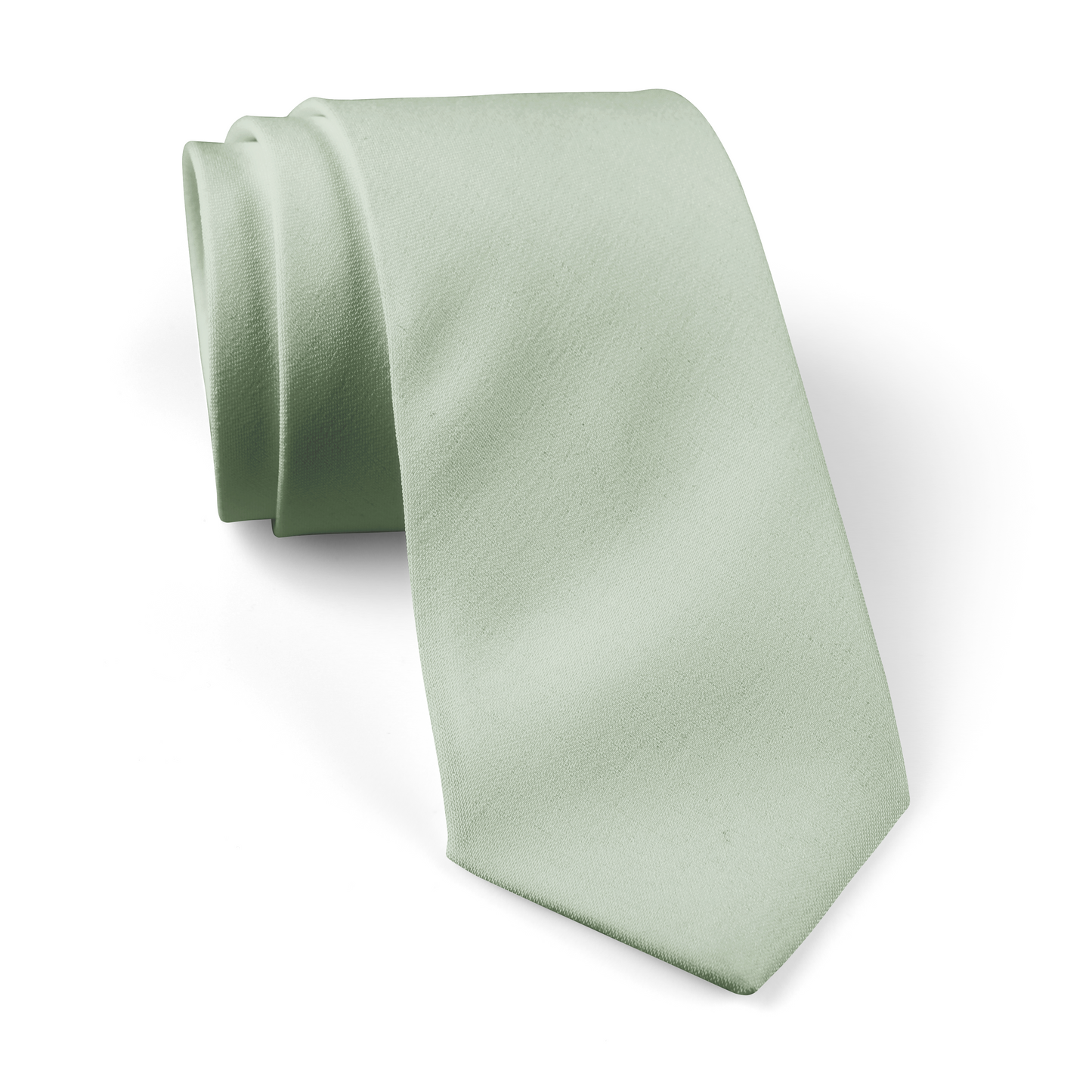 Plain Solid Sage Green Tie