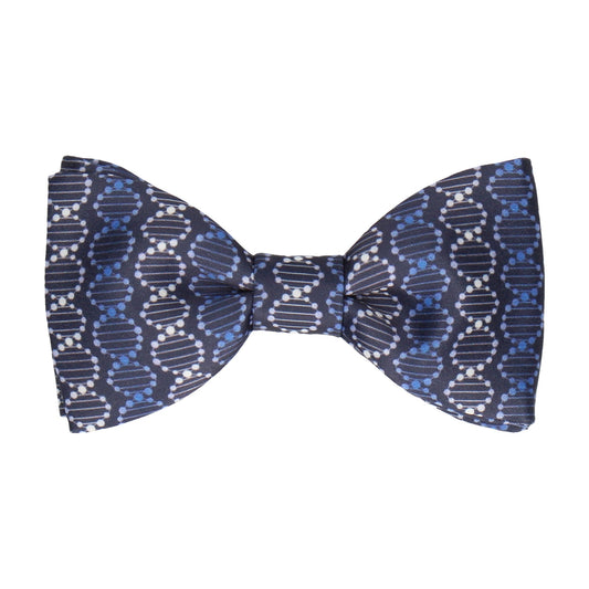 Blue DNA Science Bow Tie