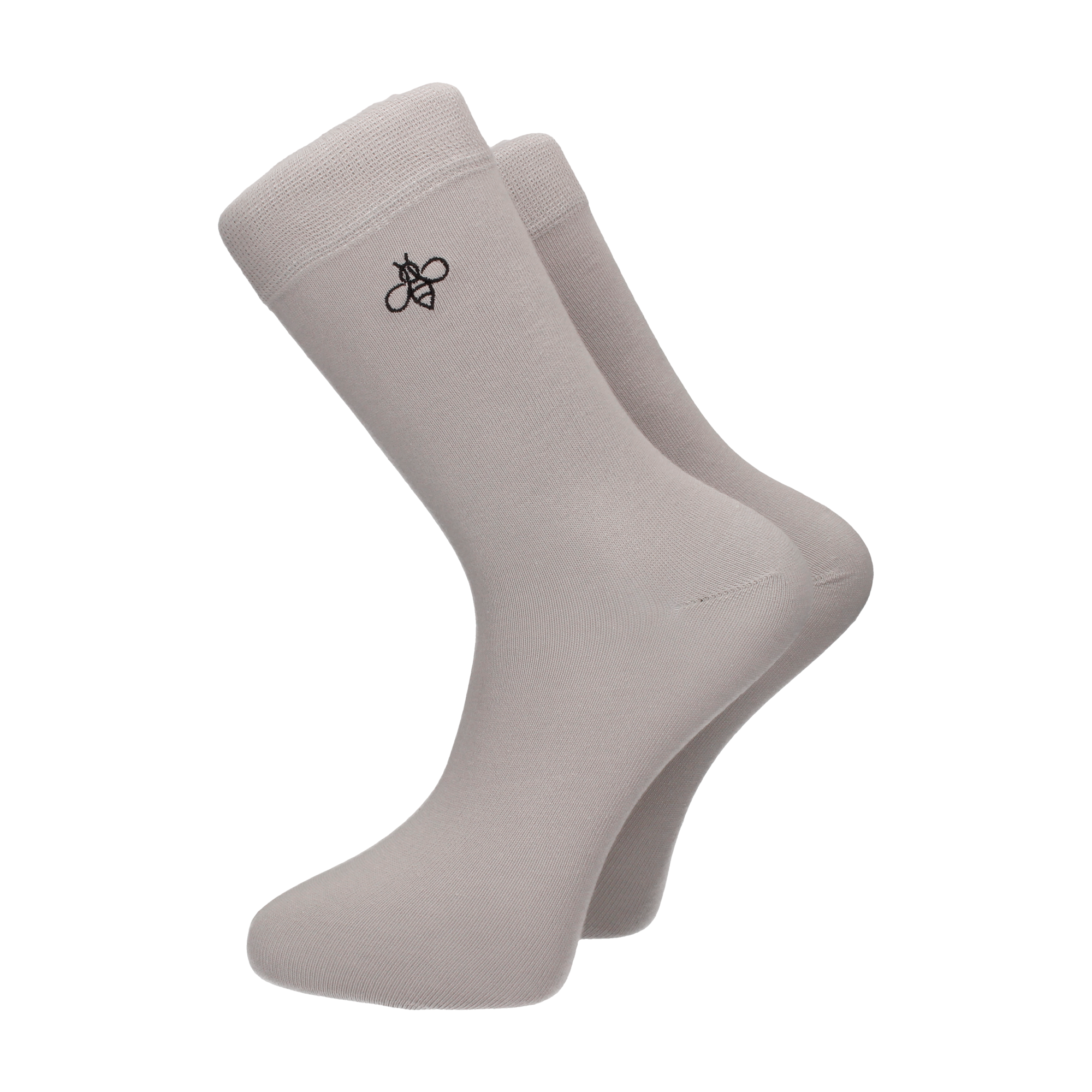 Dove Grey Cotton Socks - Socks with Free UK Delivery - Mrs Bow Tie