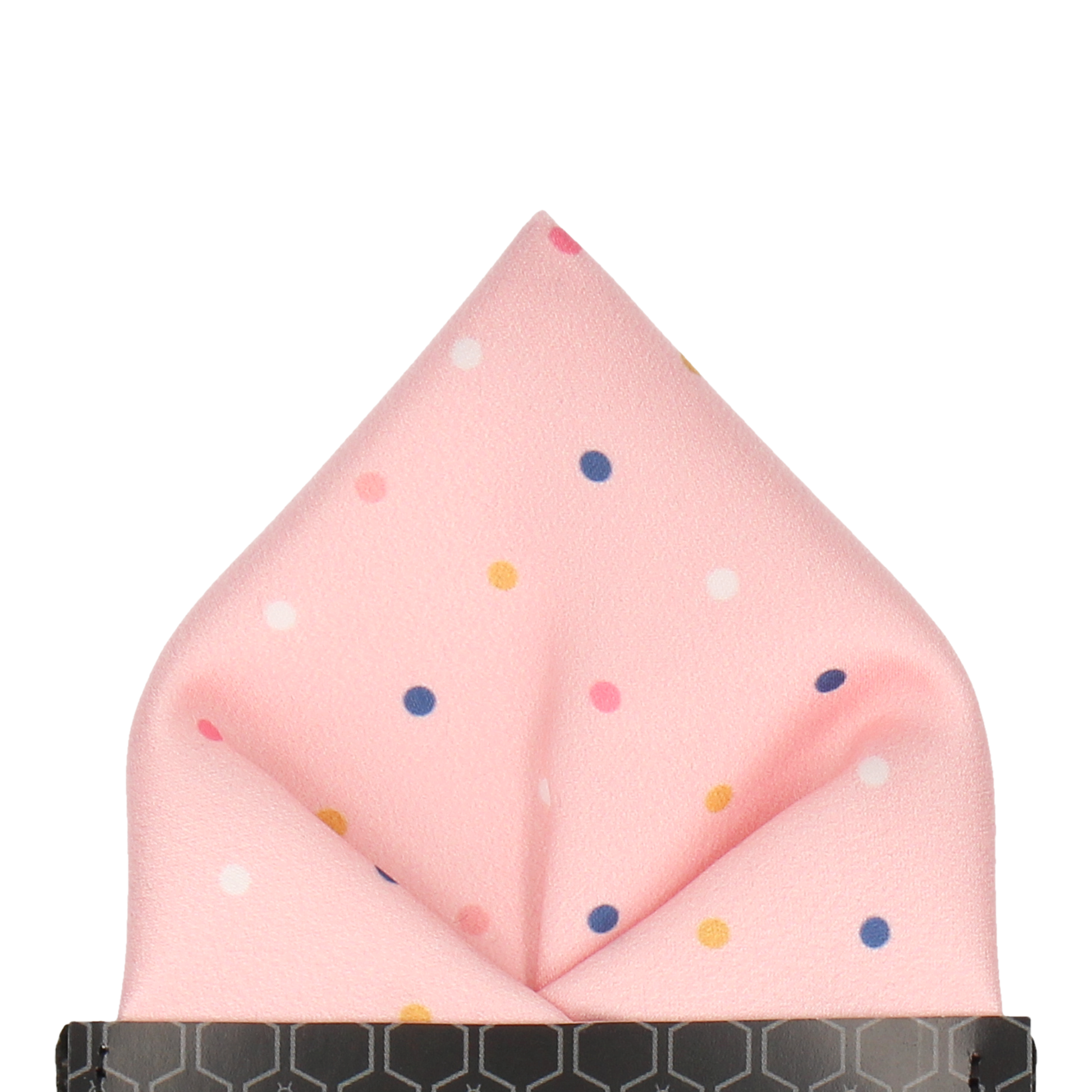 Colour Dots Pink Pocket Square - Pocket Square with Free UK Delivery - Mrs Bow Tie