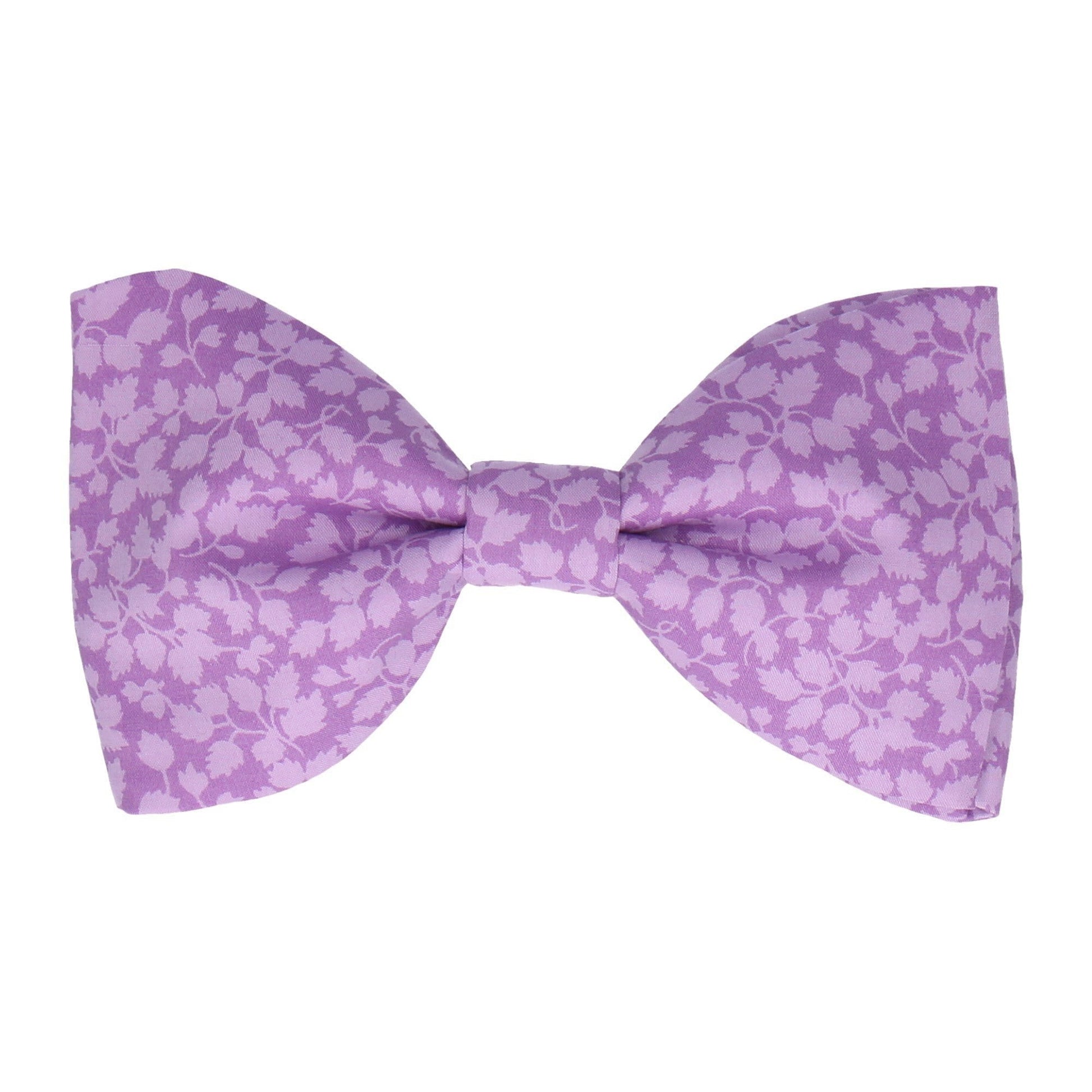 Purple Glenjade Liberty Cotton Bow Tie - Bow Tie with Free UK Delivery - Mrs Bow Tie