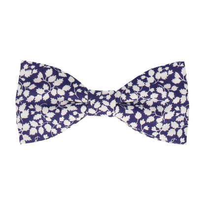 Glenjade Navy Blue Liberty Cotton Bow Tie - Bow Tie with Free UK Delivery - Mrs Bow Tie