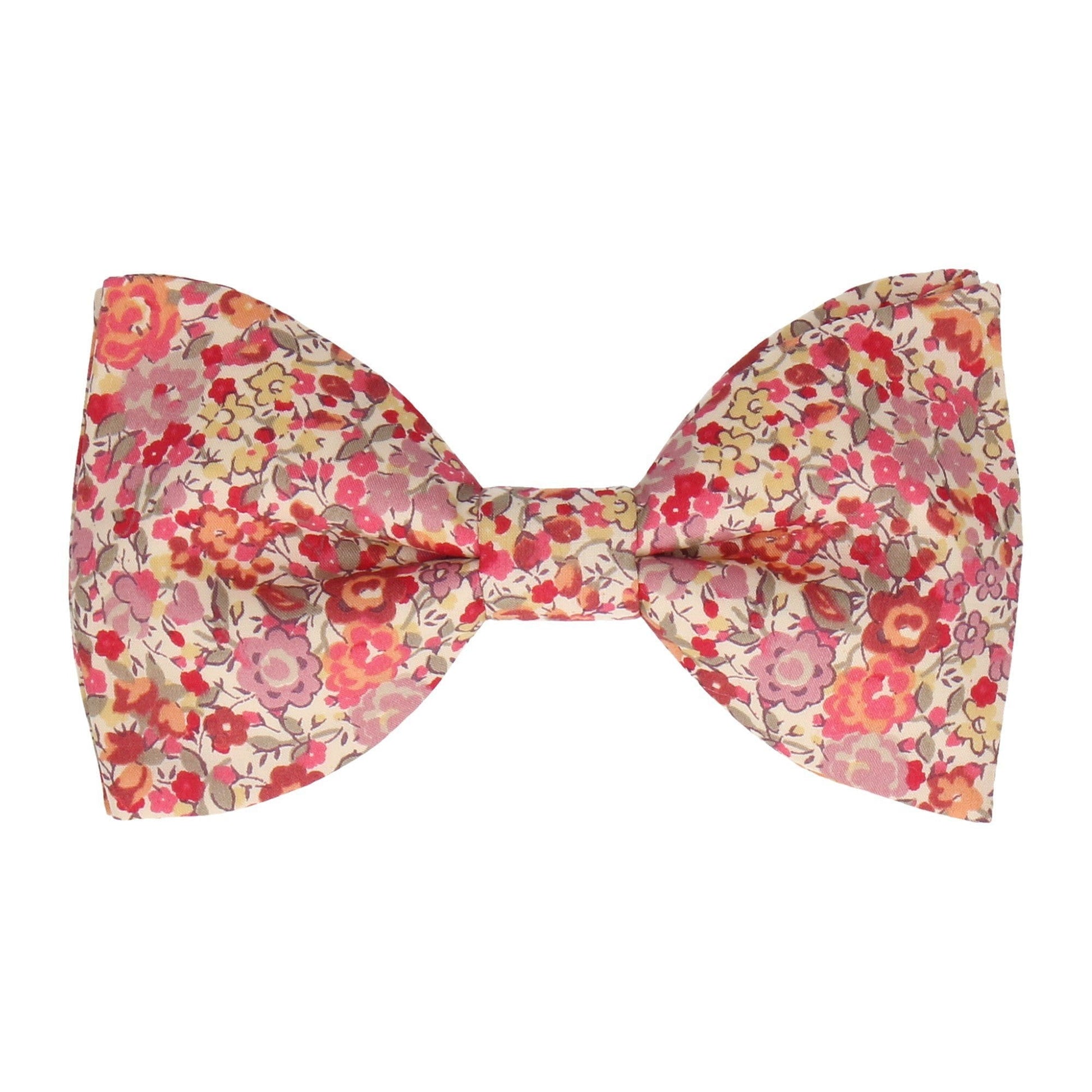 Pink Floral Emma & Georgina Liberty Cotton Bow Tie - Bow Tie with Free UK Delivery - Mrs Bow Tie