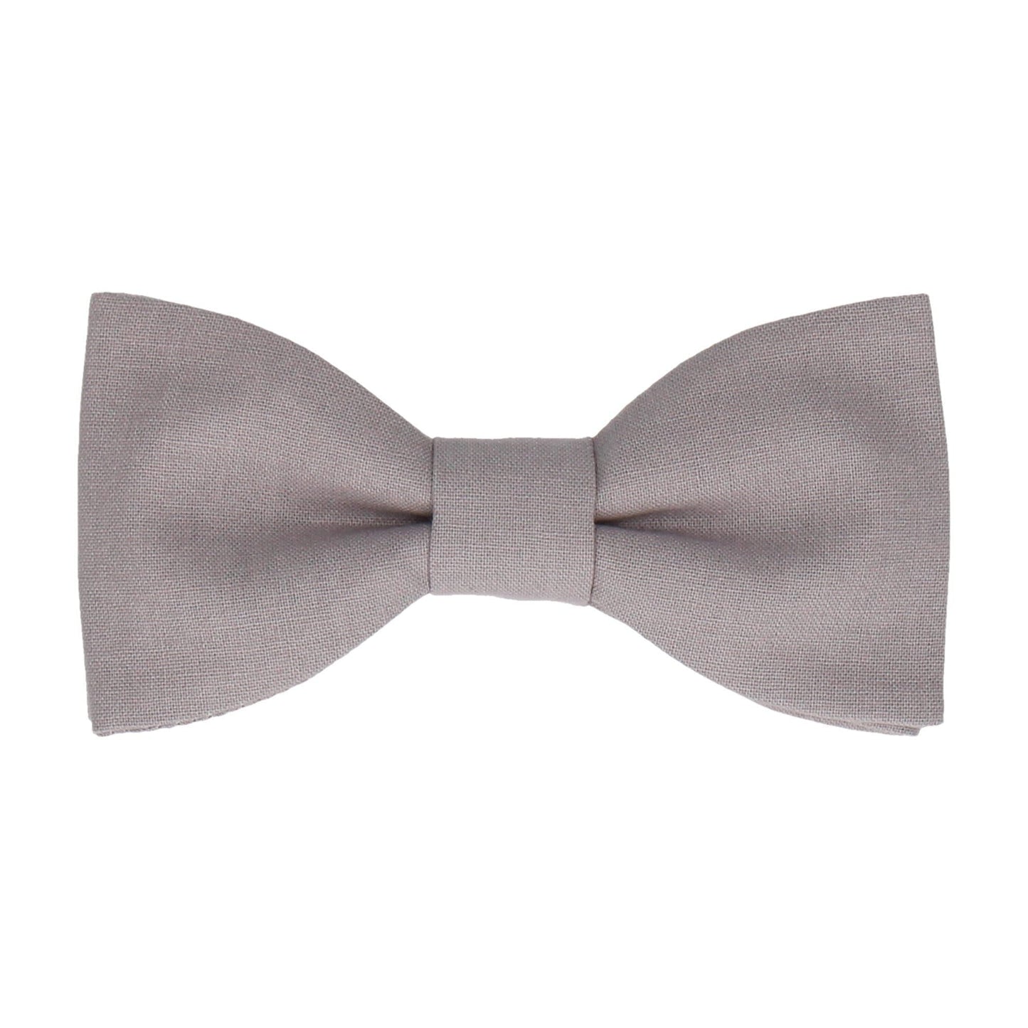 Cotton Grey Bow Tie - Bow Tie with Free UK Delivery - Mrs Bow Tie