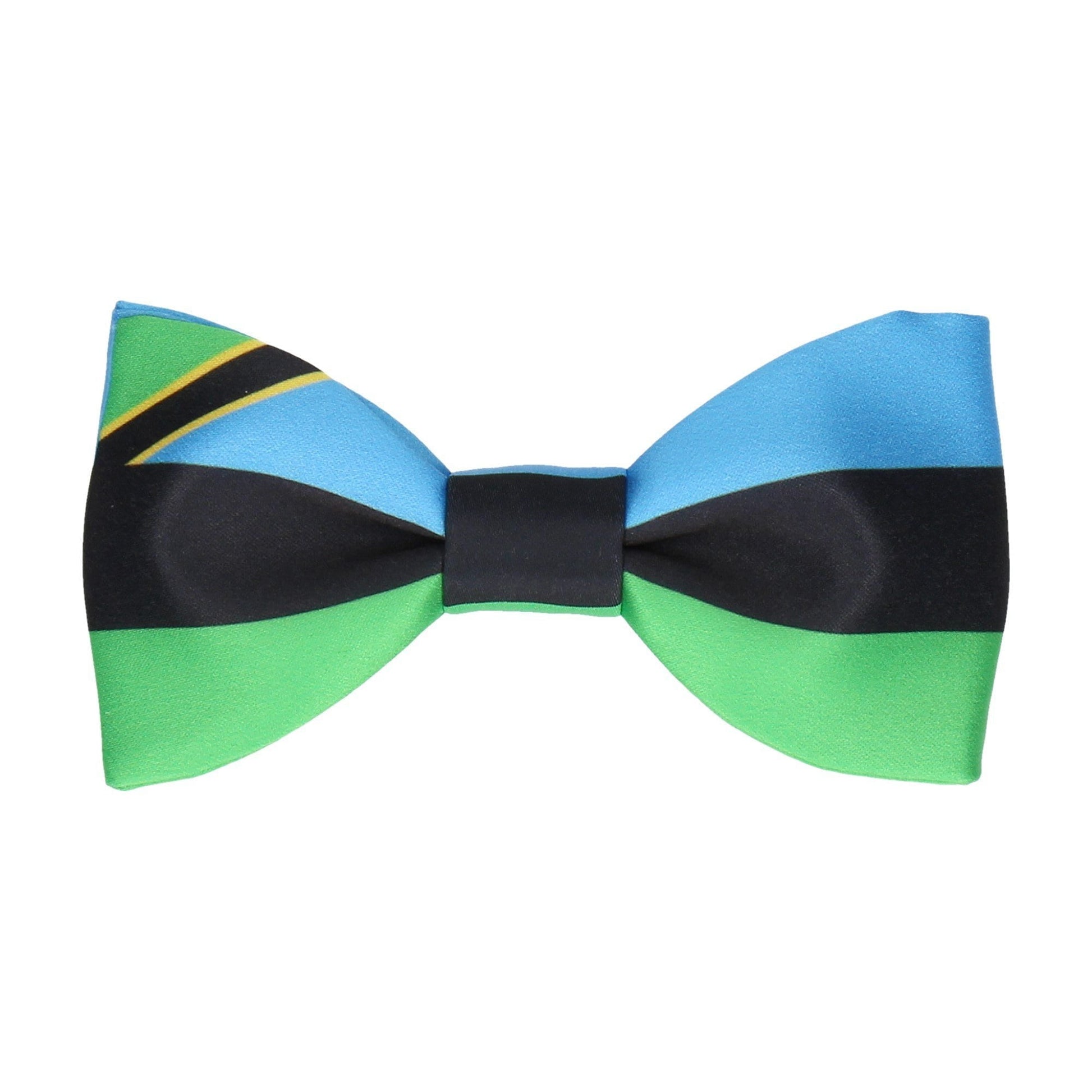 Zanzibar Flag Bow Tie - Bow Tie with Free UK Delivery - Mrs Bow Tie