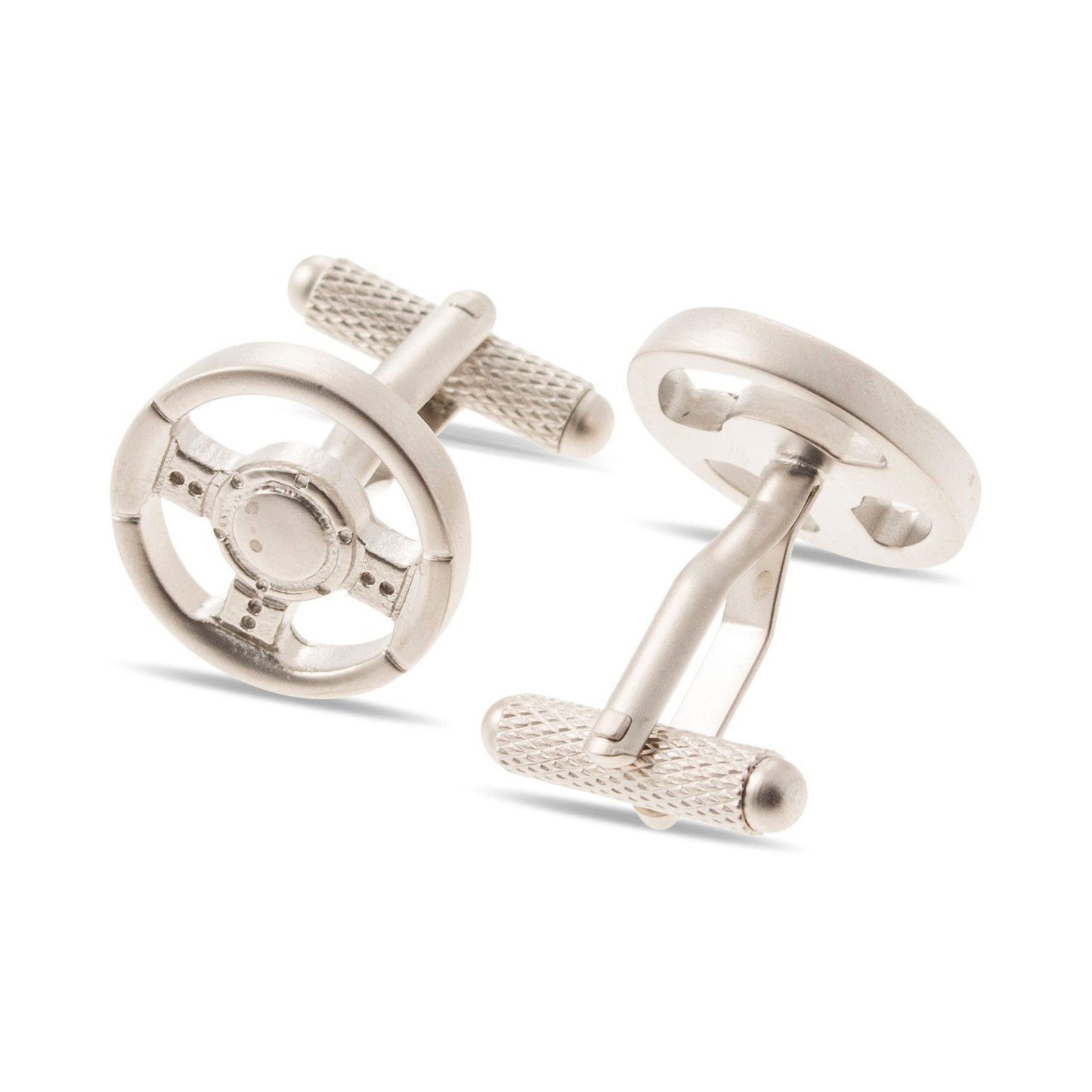 Steering Wheel Cufflinks - Cufflinks with Free UK Delivery - Mrs Bow Tie