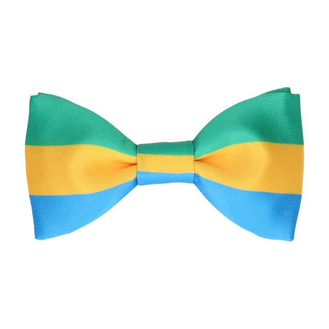 Gabon Flag Bow Tie - Bow Tie with Free UK Delivery - Mrs Bow Tie