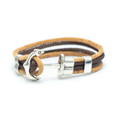 Nautical Cork Bracelet (Brown)