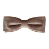 Truffle Velvet Bow Tie - Bow Tie with Free UK Delivery - Mrs Bow Tie