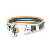Nautical Cork Bracelet (Teal)