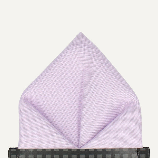 Cotton Orchid Purple Pocket Square - Pocket Square with Free UK Delivery - Mrs Bow Tie