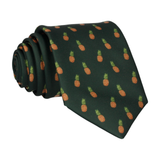 Green Pineapple Ananas Tie - Tie with Free UK Delivery - Mrs Bow Tie