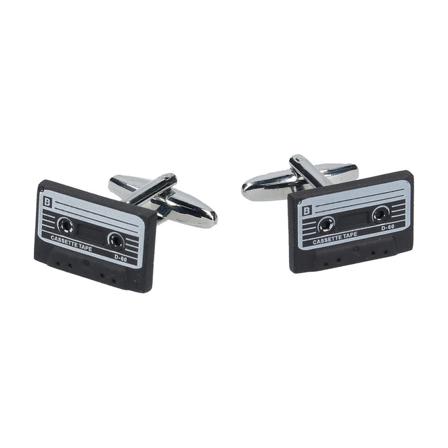Retro Cassettes Cufflinks - Cufflinks with Free UK Delivery - Mrs Bow Tie