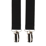 Acton in Black Braces - Braces with Free UK Delivery - Mrs Bow Tie