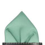 Plain Solid Laurel Green Pocket Square - Pocket Square with Free UK Delivery - Mrs Bow Tie