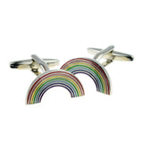 Rainbow Cufflinks - Cufflinks with Free UK Delivery - Mrs Bow Tie