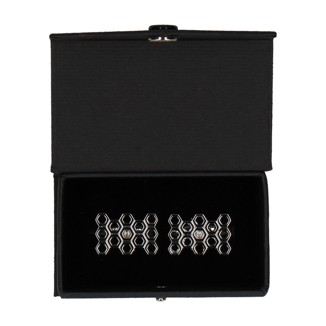 Honeycomb Cufflinks - Cufflinks with Free UK Delivery - Mrs Bow Tie