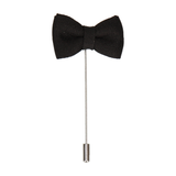Black Bow Tie Lapel Pin - Lapel Pin with Free UK Delivery - Mrs Bow Tie