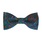 Multicolour Paisley Leibnitz Liberty Cotton Bow Tie - Bow Tie with Free UK Delivery - Mrs Bow Tie