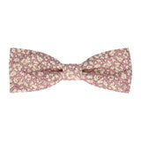 Pink Floral Feather Fields Liberty Cotton Bow Tie - Bow Tie with Free UK Delivery - Mrs Bow Tie