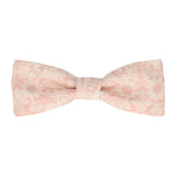 Pale Pink Floral Mortimer Liberty Cotton Bow Tie - Bow Tie with Free UK Delivery - Mrs Bow Tie
