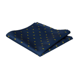 Navy Blue Avocado Pocket Square - Pocket Square with Free UK Delivery - Mrs Bow Tie