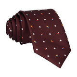 Medication Burgundy Red Tie - Tie with Free UK Delivery - Mrs Bow Tie