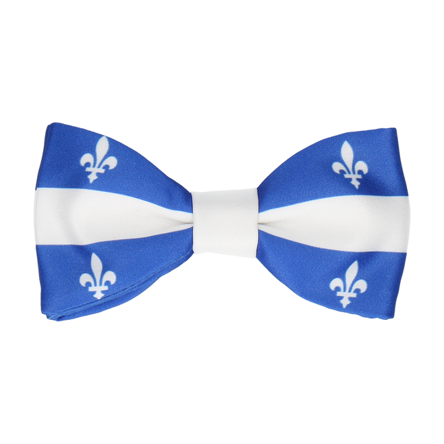 Quebec Flag Bow Tie - Bow Tie with Free UK Delivery - Mrs Bow Tie