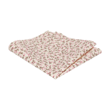 Pink & Vintage White Ditsy Floral Pocket Square - Pocket Square with Free UK Delivery - Mrs Bow Tie