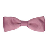 Plain Solid Mauve Pink Satin Bow Tie - Bow Tie with Free UK Delivery - Mrs Bow Tie